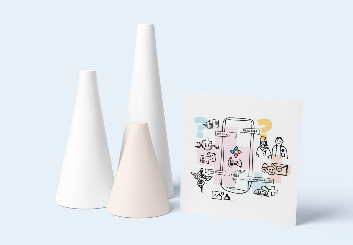 Infographic illustrations for Mobihealth | Greyphyte